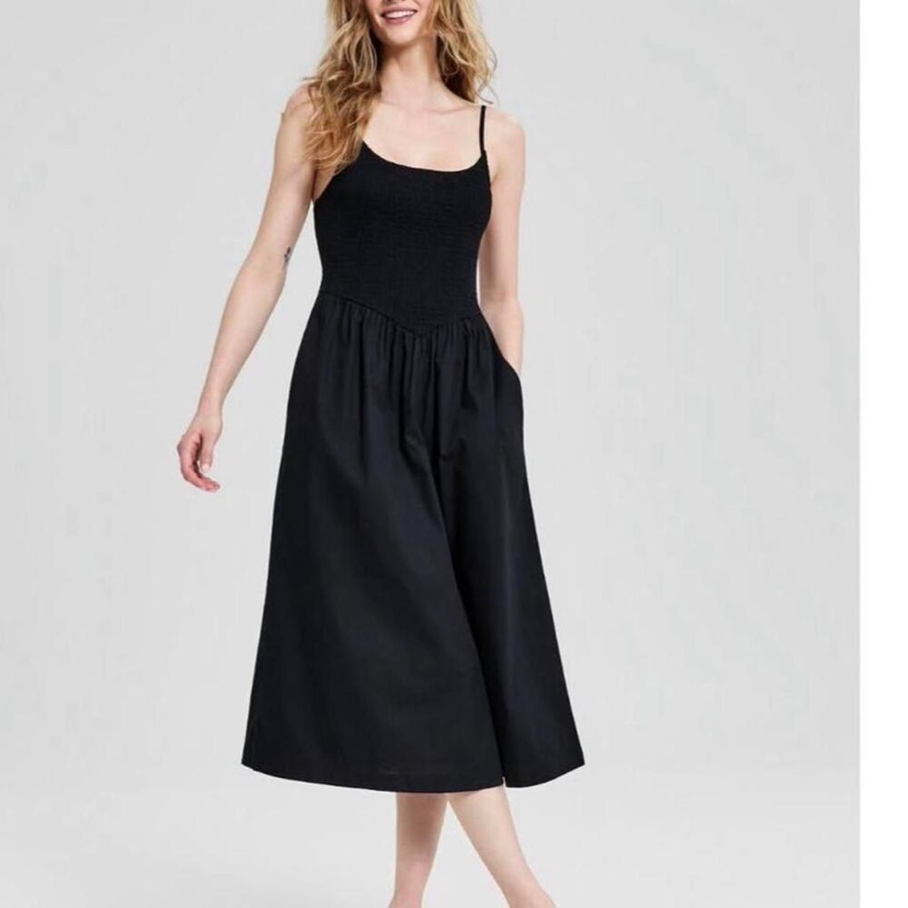 And Now This Black Midi Dress Sz XL Macy’s brand